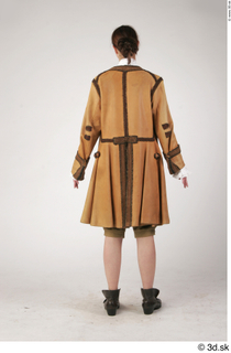  Photos Woman in Historical Suit 1 18th century Brown suit Historical Clothing a poses whole body 0005.jpg